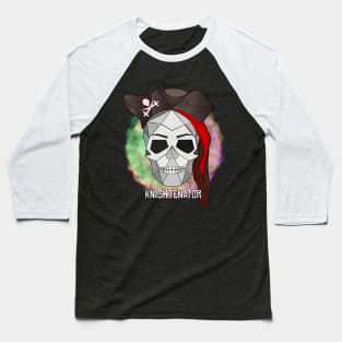 Knightenator Rainbow Skull Baseball T-Shirt